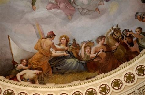 Close up of rotunda ceiling painting - Picture of U.S. Capitol ...