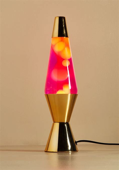 I Lava Lamp. You'll immediately delight in the decision to decorate with this metallic gold lava ...