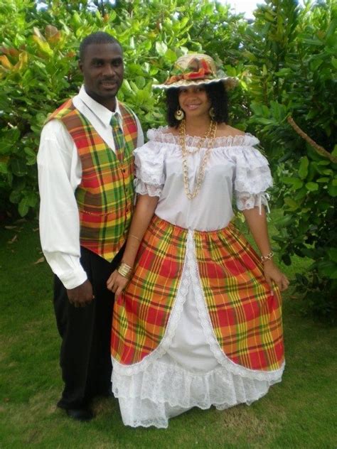 Antigua and Barbuda national wedding dresses | Caribbean outfits, Jamaican clothing, Caribbean ...