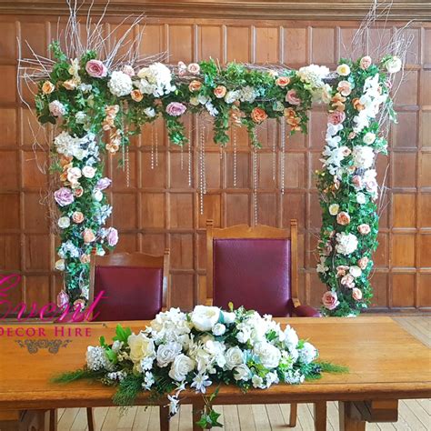 Green Flower Arch - Event Decor Hire