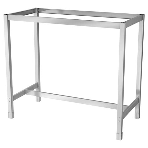 UTBY Underframe - stainless steel 120x60x90 cm | Ikea barstools, Ikea bar, Ikea