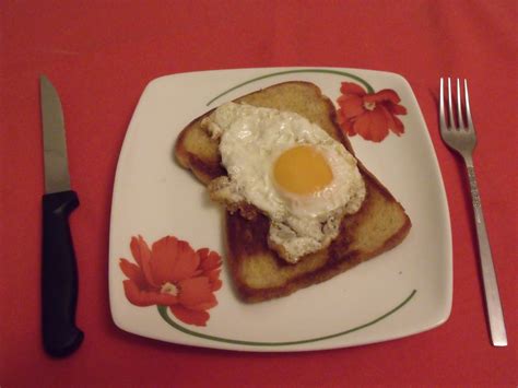 Fried Egg On Fried Bread Free Stock Photo - Public Domain Pictures