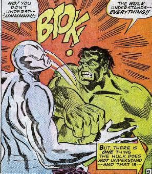 "Hero Envy" The Blog Adventures: HULK VS SILVER SURFER