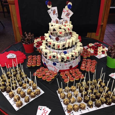 Casino theme dessert table | Casino party foods, Dessert table, Desserts