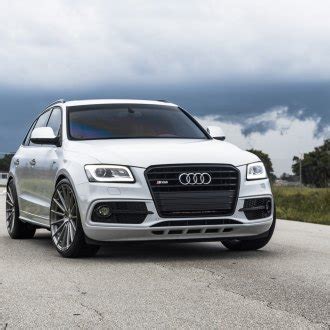 Modified Gray Audi Q5 Taken to Another Level with Matte Black Avant Garde Wheels On — CARiD.com ...