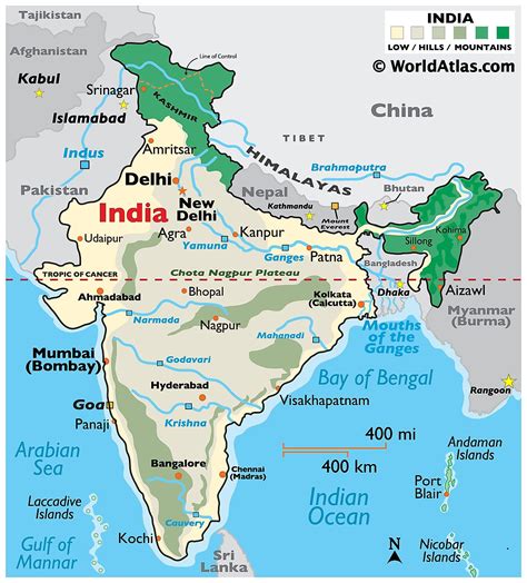 India Maps & Facts - World Atlas