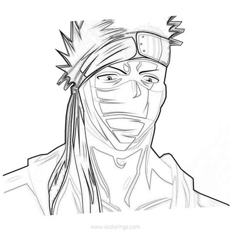 Zabuza from Naruto Coloring Pages - XColorings.com