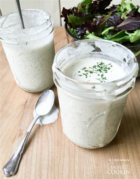 Buttermilk Ranch Dressing Recipe: homemade ranch dressing