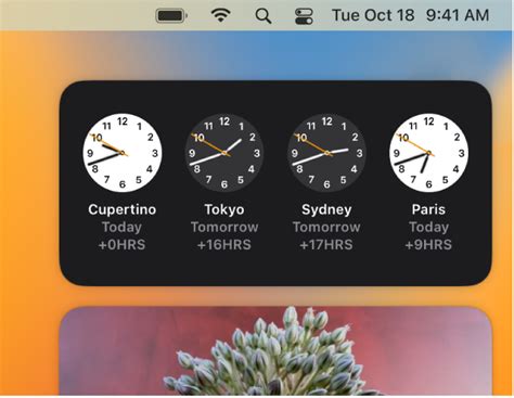 Use Clock widgets in Notification Center on Mac - Apple Support (SA)