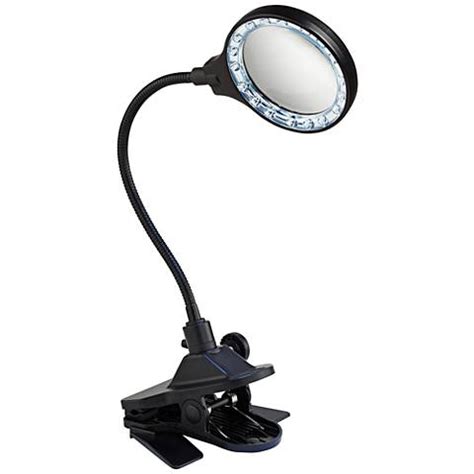 LED Magnifier Gooseneck Clip Light - #R3986 | Lamps Plus