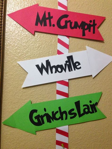 Grinch sign | Grinch christmas, Grinch decorations, Christmas classroom