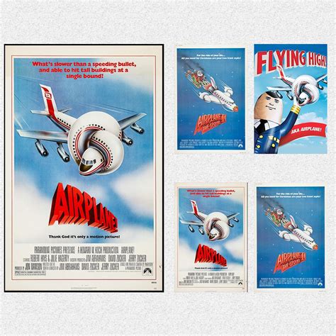 Airplane Movie Poster Movie Art Poster Wall Art Prints Canvas Film ...