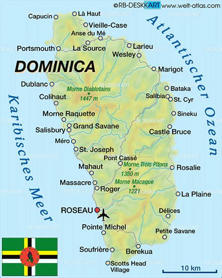 Dominica Map