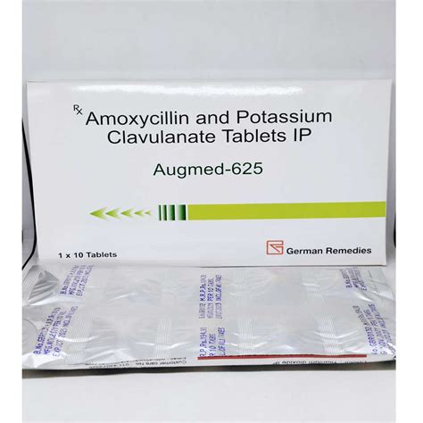 Amoxicillin Clavulanic Acid Bulk Exporter Augmed 625mg Tablet clinical ...