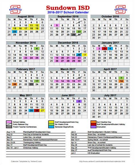 FREE 17+ School Calendar Templates in MS Word | PDF | Google Docs | Pages