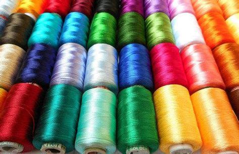 Silk Embroidery Thread, 50 spool Indian Silk Thread,Hand And Machine ...