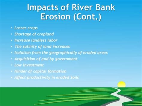 River bank erosion, its migration, causes