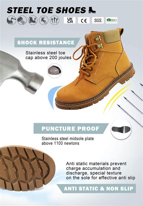 Steel Toe Work Boots Men/Womens | ENTE SAFETY