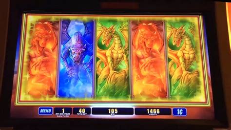 Dragon's Fire slot machine, live play - no bonus - YouTube