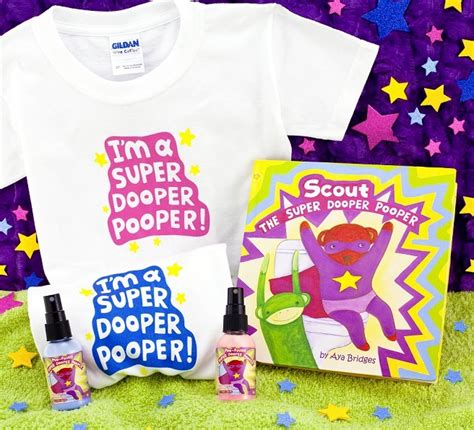 New! Super Dooper Pooper Before-You-Go Potty Training Spray! Book and T-shirt sold separately ...