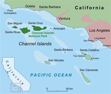 File:Californian Channel Islands map en.png - Wikimedia Commons