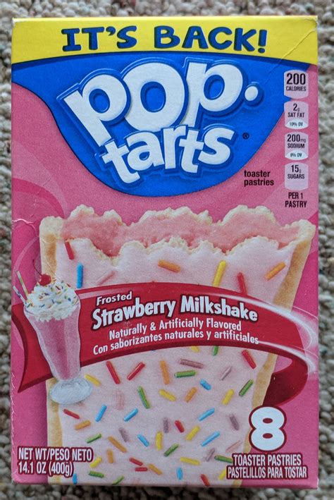 Review: Strawberry Milkshake Pop-Tarts (2017 Return!) - Cerealously