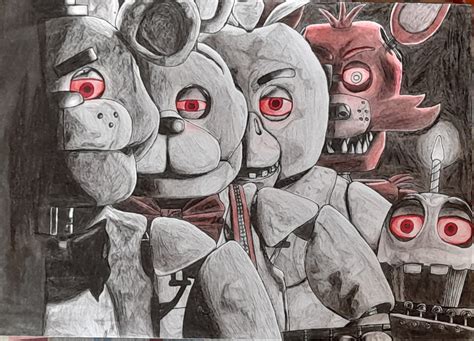 FNAF Movie Poster Redraw by Sprunkzy on Newgrounds