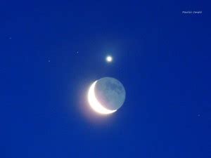 Best photos of spectacular conjunction of moon and Venus | Today's ...