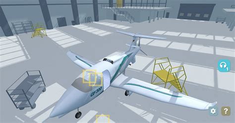 Aircraft maintenance simulator & VR game projects