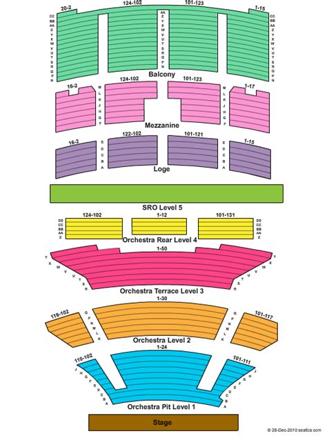 Fox Theatre Oakland Seating Chart | Fox Theater Oakland