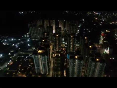 Hyderabad city - Night aerial view - YouTube