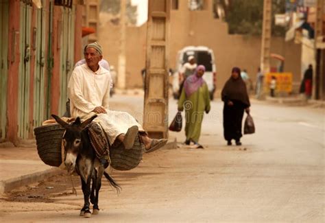 Riding a donkey editorial photography. Image of arabic - 24440022