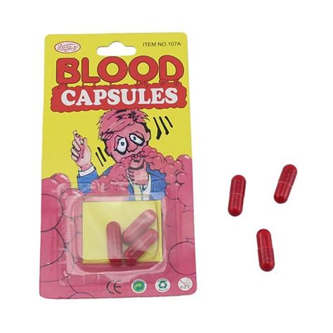 Fake Blood Prank Trick Joke Prank Tricky Blood capsules | Shopee Philippines