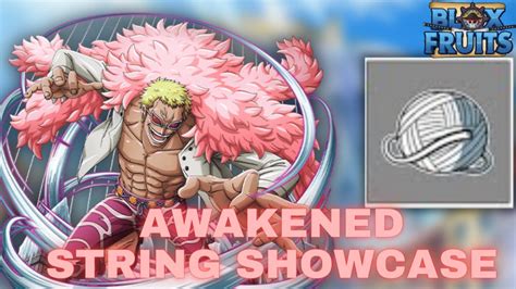 Awakened string fruit showcase and combos in blox fruits | 1-minute showcase - YouTube