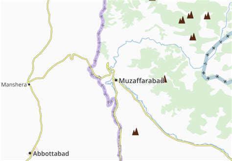 MICHELIN Muzaffarabad map - ViaMichelin