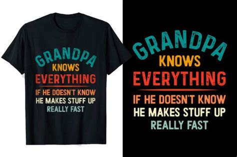 Vintage Funny Grandpa T-shirts Graphic by lakiaktertsd · Creative Fabrica