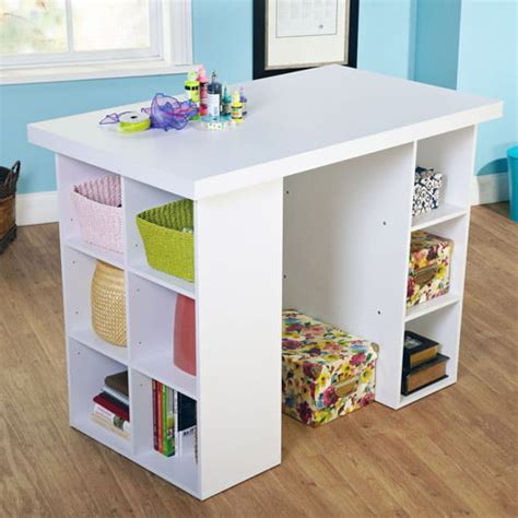 Counter-Height Craft Table, Multiple Colors - Walmart.com - Walmart.com