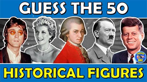 Guess The "HISTORICAL FIGURE" QUIZ! | How Many HISTORICAL FIGURES Can ...