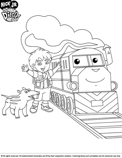 Go Diego Go Printable Coloring Pages - Coloring Home