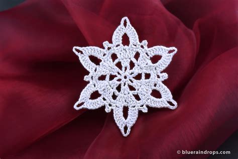 Crochet Snowflake Free Pattern | FaveCrafts.com