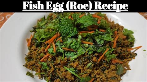 Fish Egg Recipe - YouTube