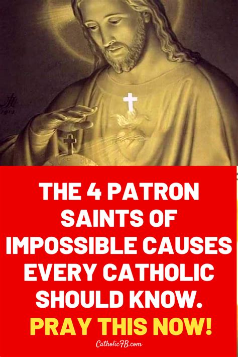 The 4 Patron Saints of Impossible Causes every catholic should know. in ...