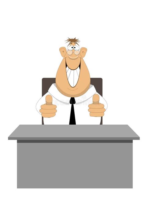 Cartoon Office Worker His Desk Stock Illustrations – 1,021 Cartoon Office Worker His Desk Stock ...