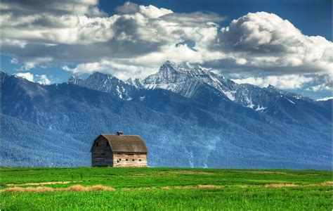 Flathead valley barn. | Mission valley, Montana, Montana homes