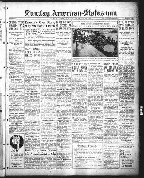 Sunday American-Statesman (Austin, Tex.), Vol. 13, No. 191, Ed. 1 ...