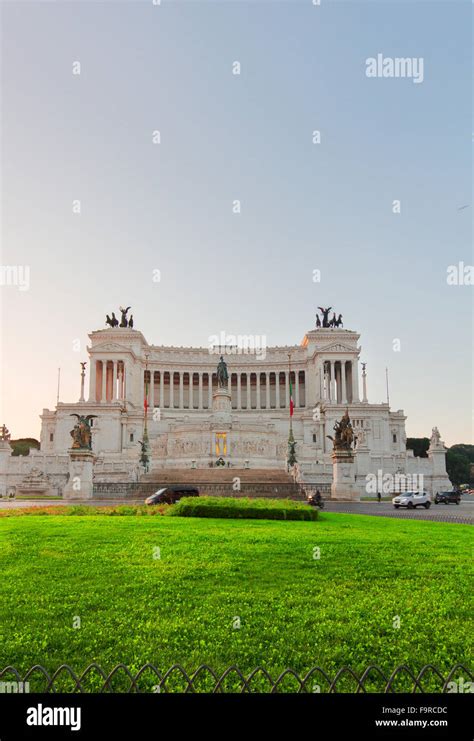 Monument of Victor Emmanuel II, Rome, Italy Stock Photo - Alamy