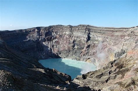 Crater of Mount Naka (Aso Volcano West Crater) - Aso