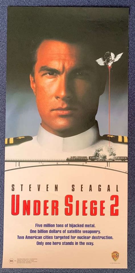 All About Movies - Under Siege 2 Dark Territory Poster Original DVD Release 1995 Steven Seagal