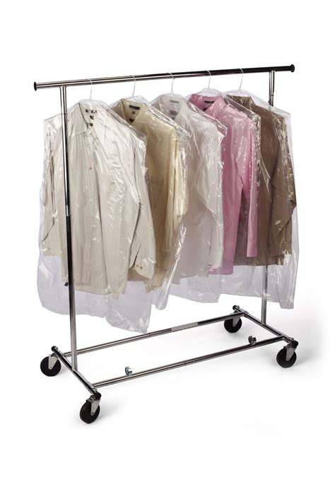 Clear Dry Cleaning Garment Bags on a Roll 21 x 4 x 54 x 0.6 | Garment bags, Wardrobe rack, Garment