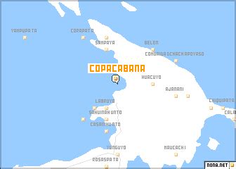 Copacabana (Bolivia) map - nona.net